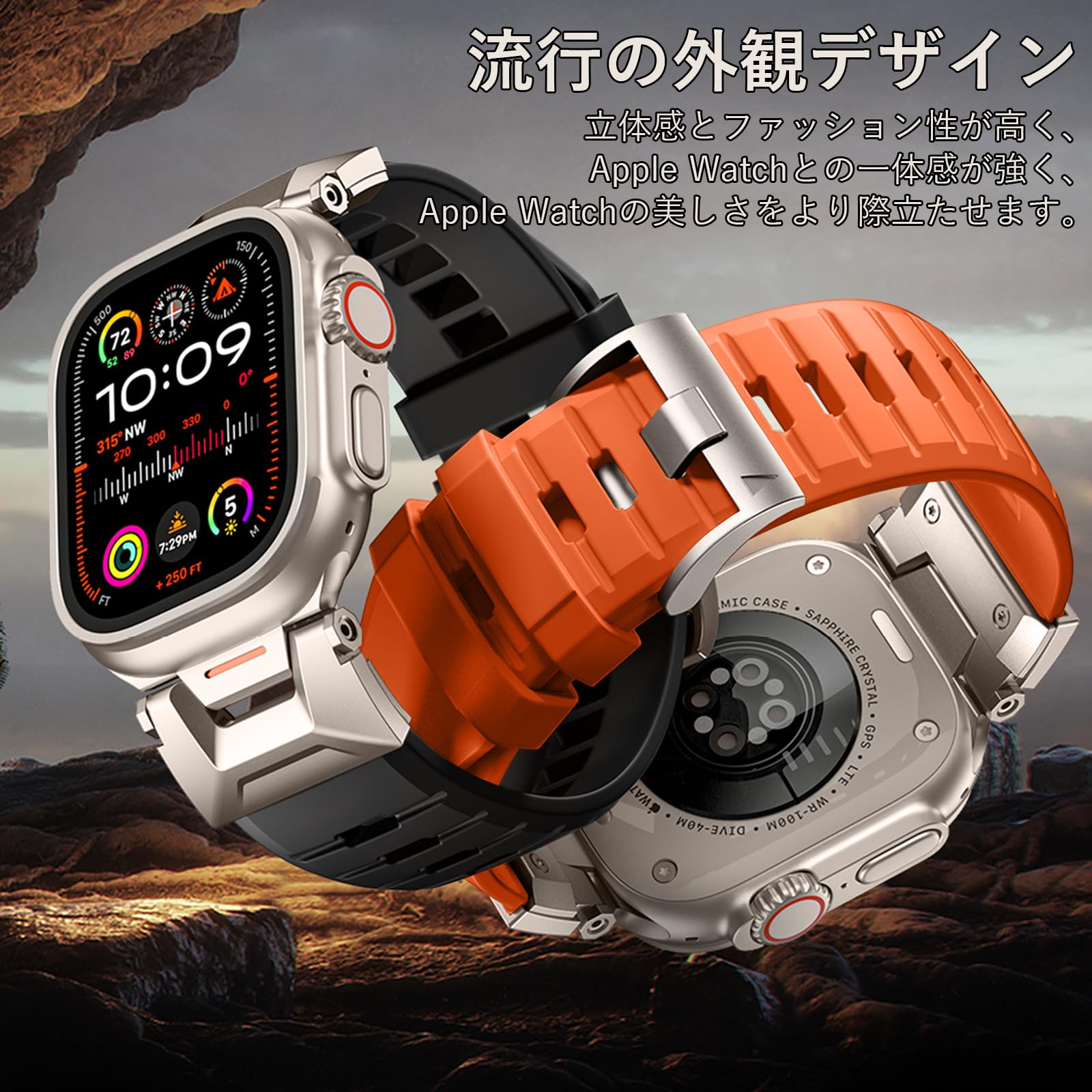 Amazon.co.jp: TALENANA for Apple Watch バンド フッ素ゴムと Amazon.co.jp: TALENANA for Apple Watch バンド フッ素ゴムと