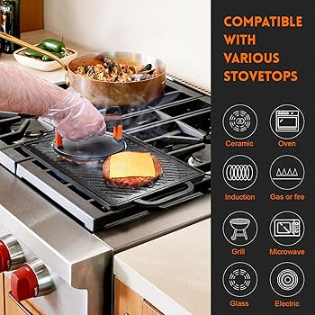バーベキュー・調理用品 Chef's Design Giant Reversible Griddle バーベキュー・調理用品 Chef's Design Giant Reversible