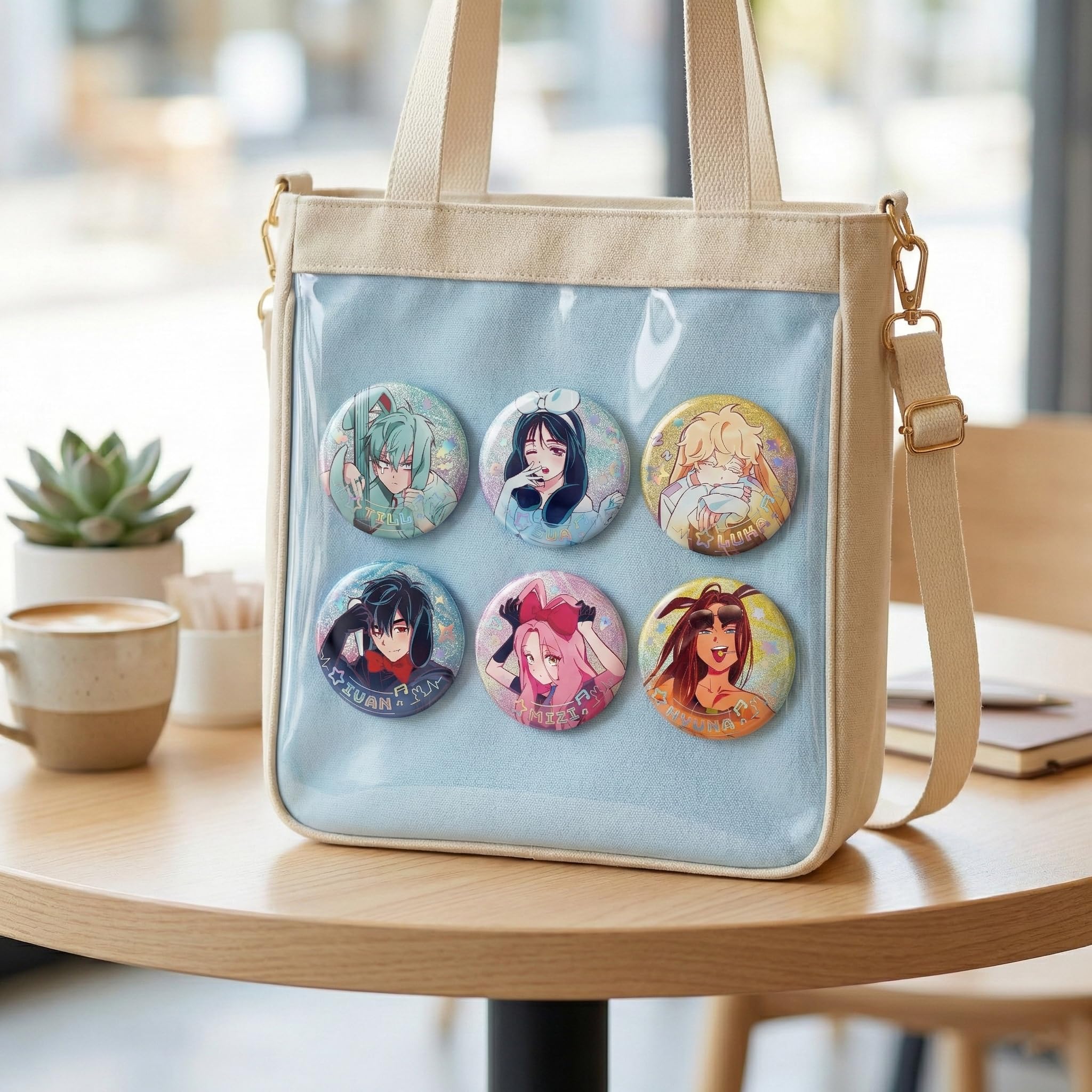 Alien Stage Rabbit Series Blind Box Button Pins, licenza ufficiale Anime ALNST Merch da collezione per Ita Bags