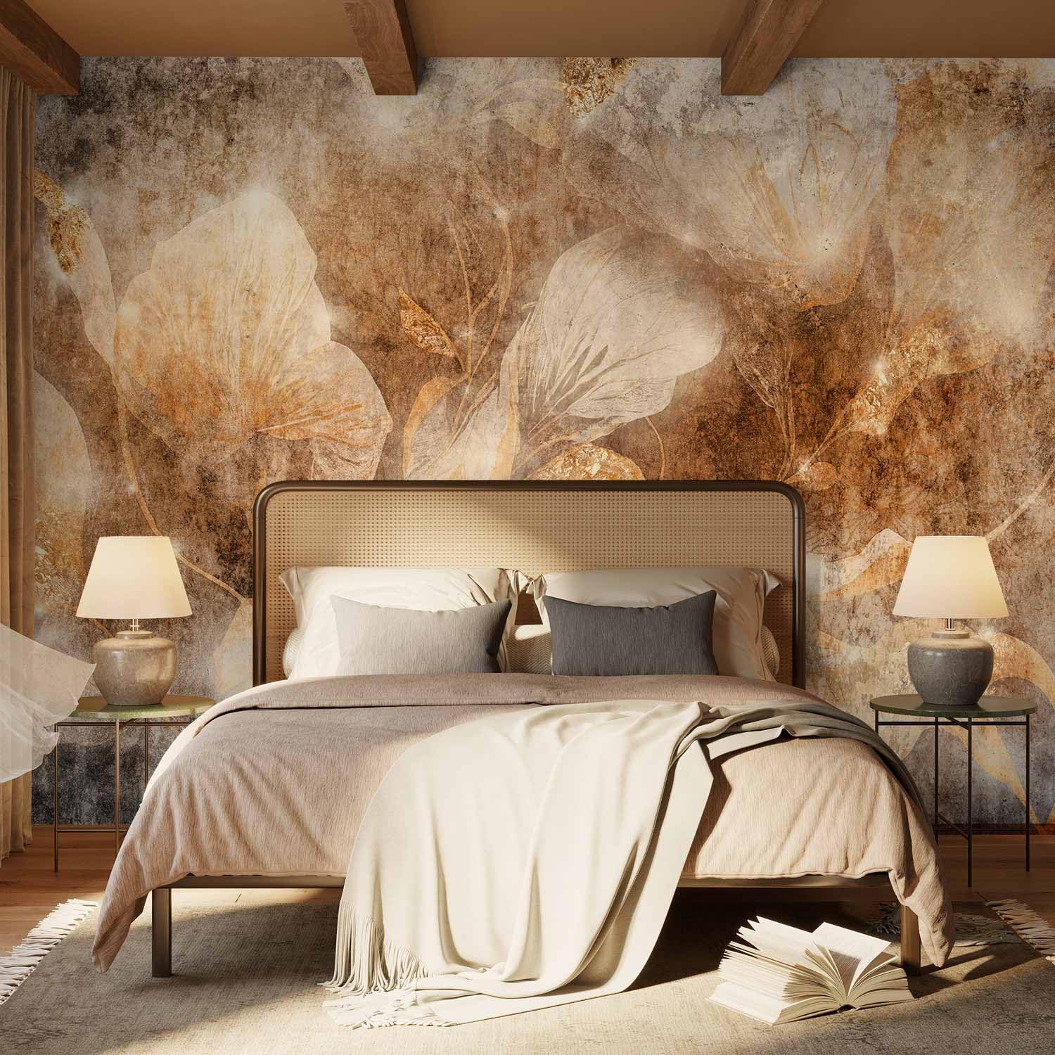 murando - Carta da Parati Moderna per Camera da Letto, Astratto, 400x280 cm | Fotomurali in TNT, Decorazione da Muro XXL, Carte da Parati Moderne, Natura, Produzione Europea