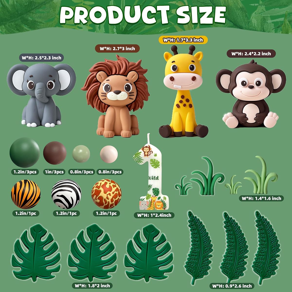 Natural Rubber Wild One Toy Kit view 2