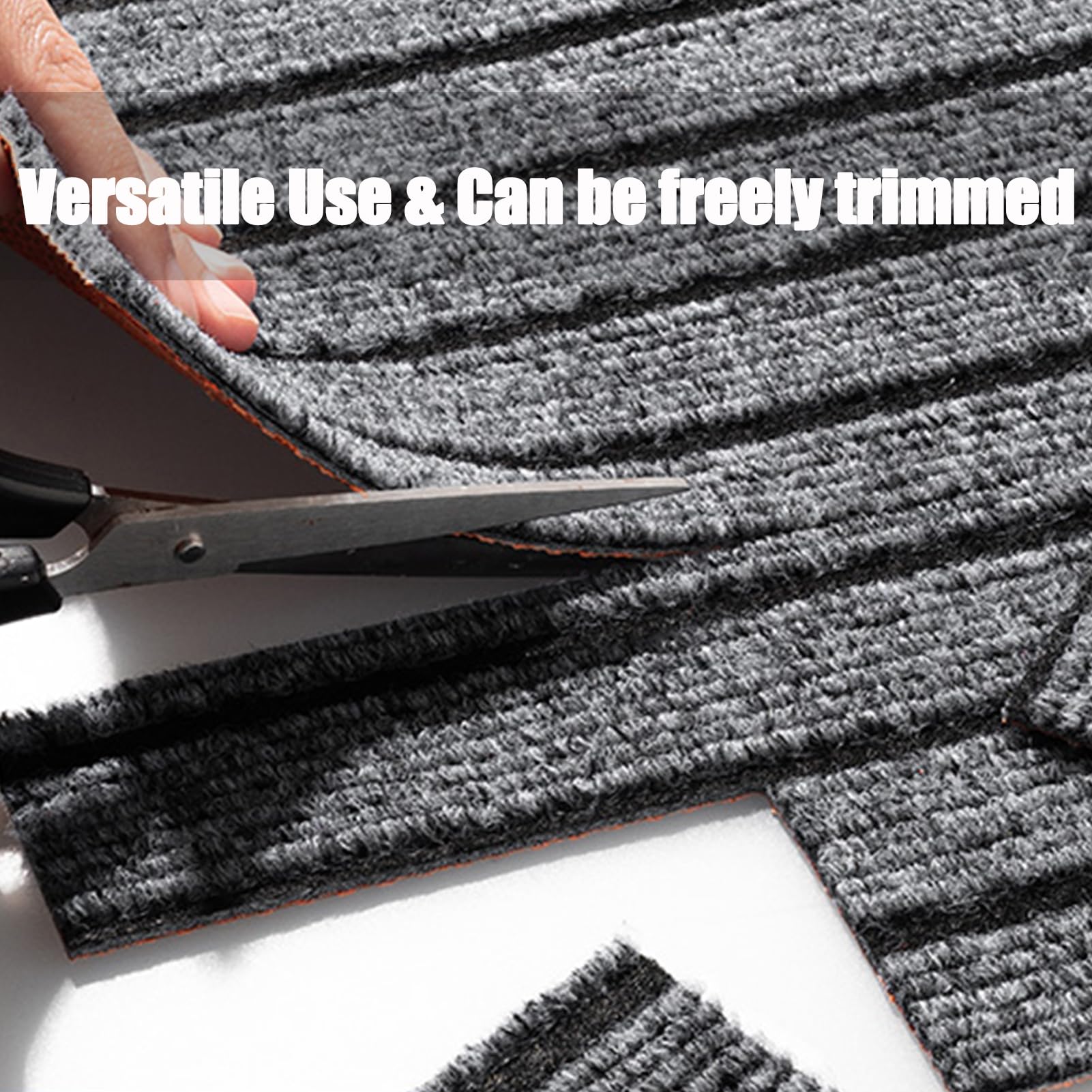 Alfombra antideslizante lavable con respaldo de TPR para cocina, pasillo y entrada, ideal para zonas de alto tráfico, cuarto de lavado (marrón, 180 x 400 cm)