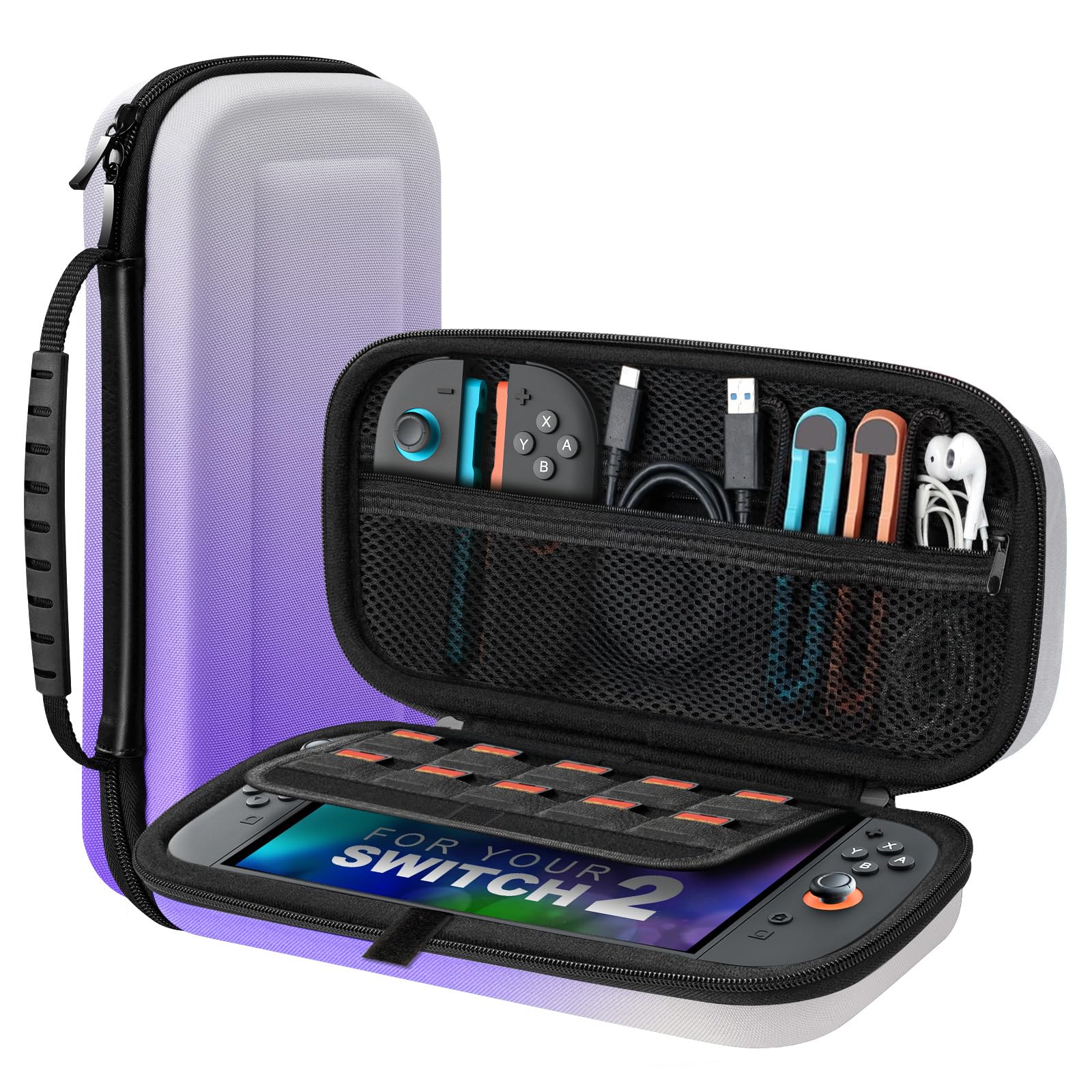 TiMOVO Carrying Case for Nintendo Switch 2 (2025), Gradient Purple