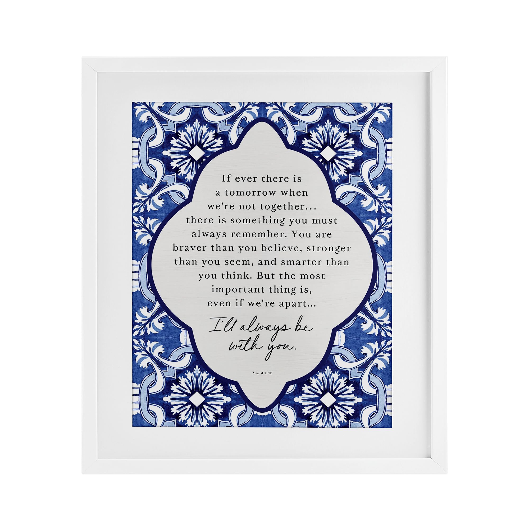 'Always Be With You Inspiration'| Framed Print Under Glass