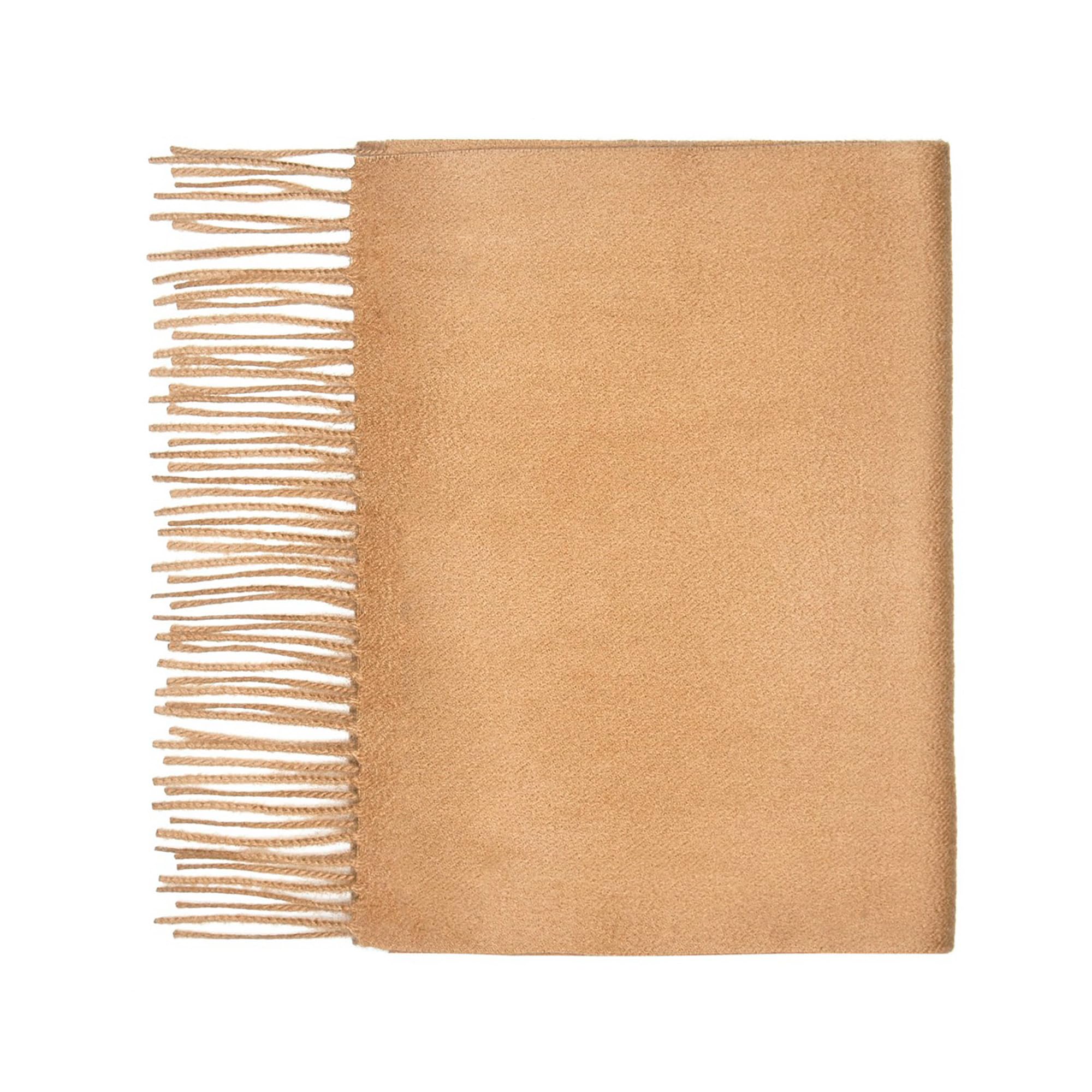 Lona Scott Women's Beige Cashmere Plain Scarf,