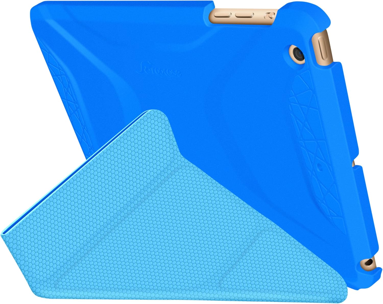 iPad Mini Case, Apple iPad Mini 2 Case, iPad Mini 3 Case Cover, rooCASE Origami PU Leather Case Blue