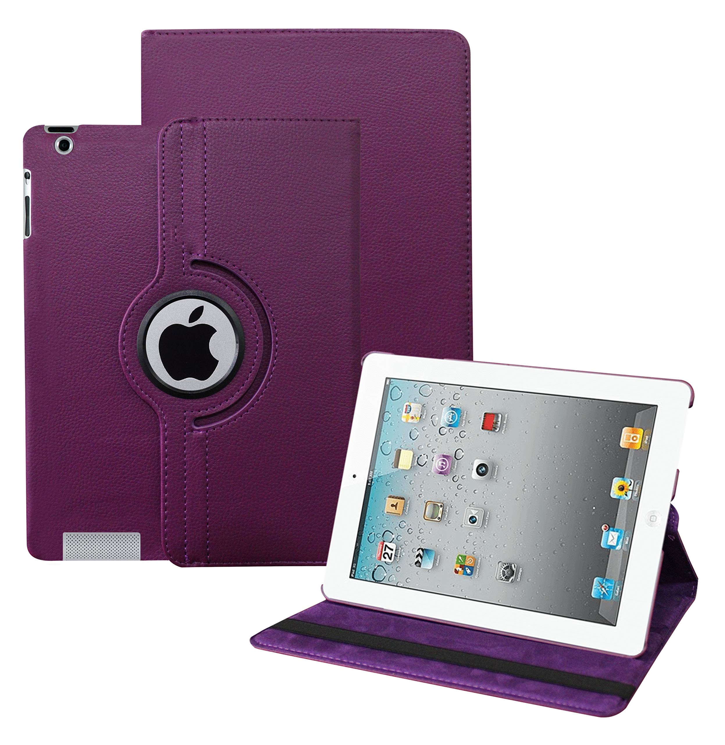 TGK Rotating Cover for iPad 2 / iPad 3 / iPad 4 -(Purple) (B00UNF05NY) Amazon Price History, Amazon Price Tracker