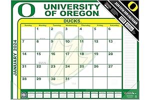 Turner Sports Oregon Ducks 2024 22X17 Desk Calendar
