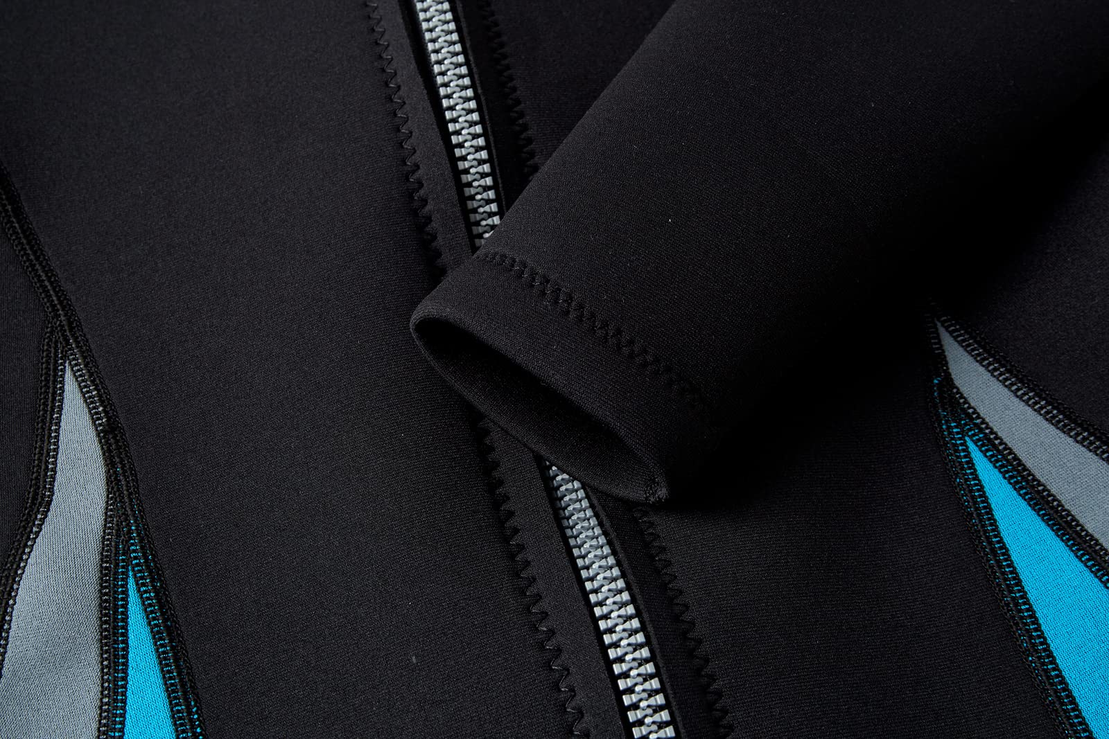Haut de Combinaison en Néoprène 2 mm pour Femme - Veste de Plongée Chaude à Manches Longues pour Natation, Surf (3XL, Noir)