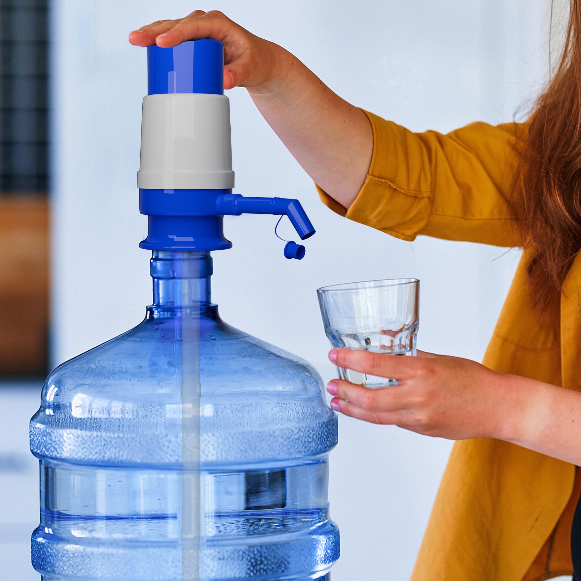Varsha Arts and Home DCOR Hand Press Manual Water Pump Dispenser, BPA Material, Non-Toxic Plastic Water Dispenser with Adjustable & Bendable Tubes, Easy to Assemble & Quick to Clean (B0CHMMR4Z9) Amazon Price History, Amazon Price Tracker