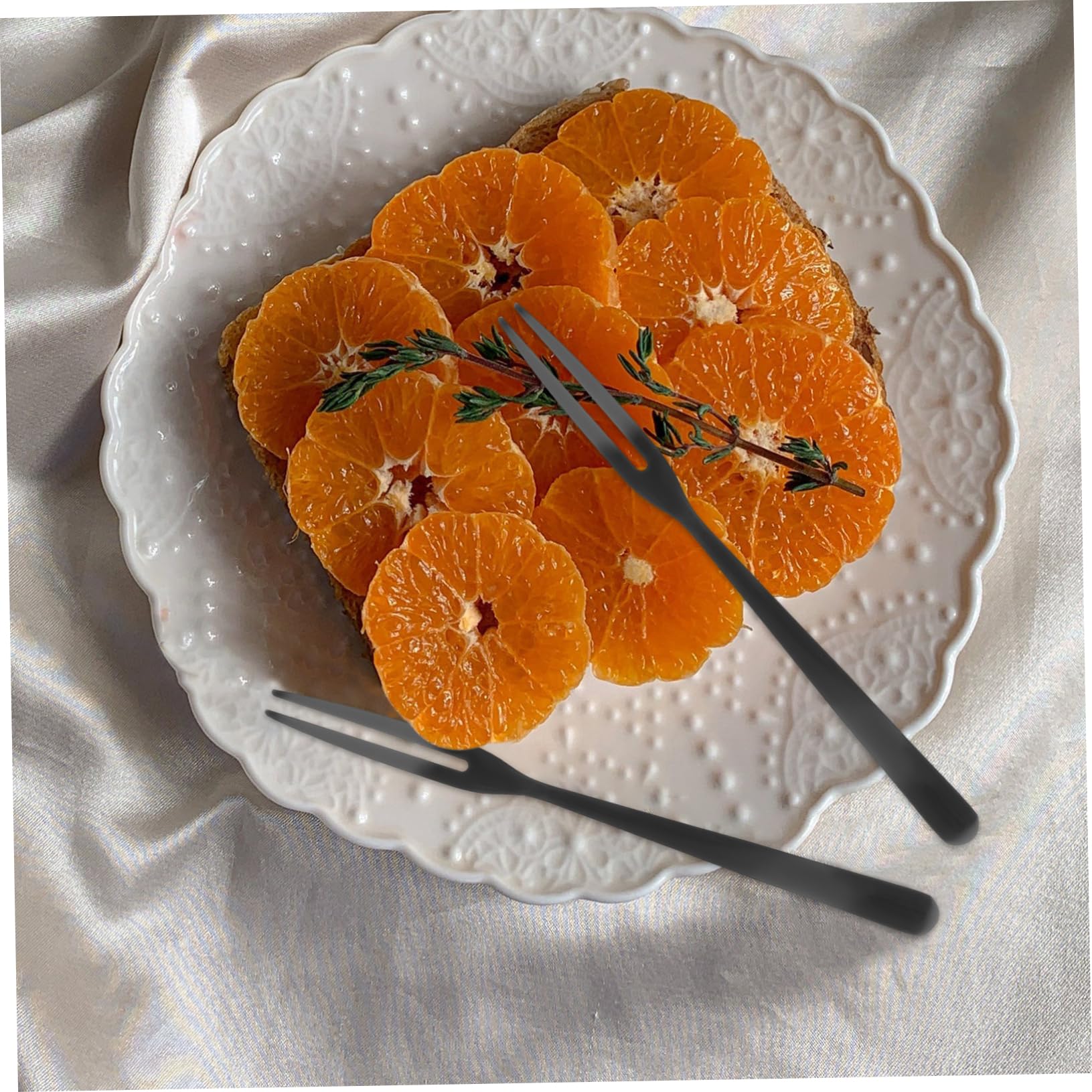 TOPBATHY 20 Piezas tenedores de frutas tenedor de postre de aperitivo tenedor de aceitunas tenedores acero inoxidable palillos de frutas reutilizables palillos de frutas de acero inoxidable
