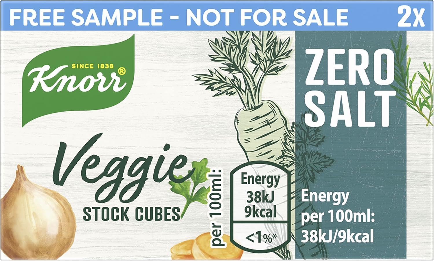 Knorr Vegetable Stock Cubes lactose and glutenfree for delicious