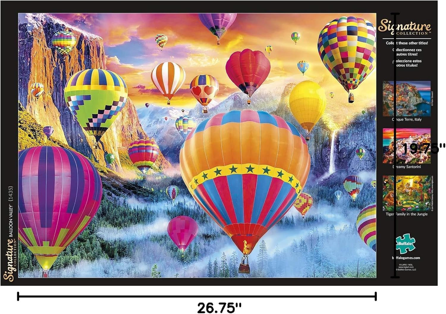 Buffalo Games - Balloon Valley - 1000 Piece Jigsaw Puzzle