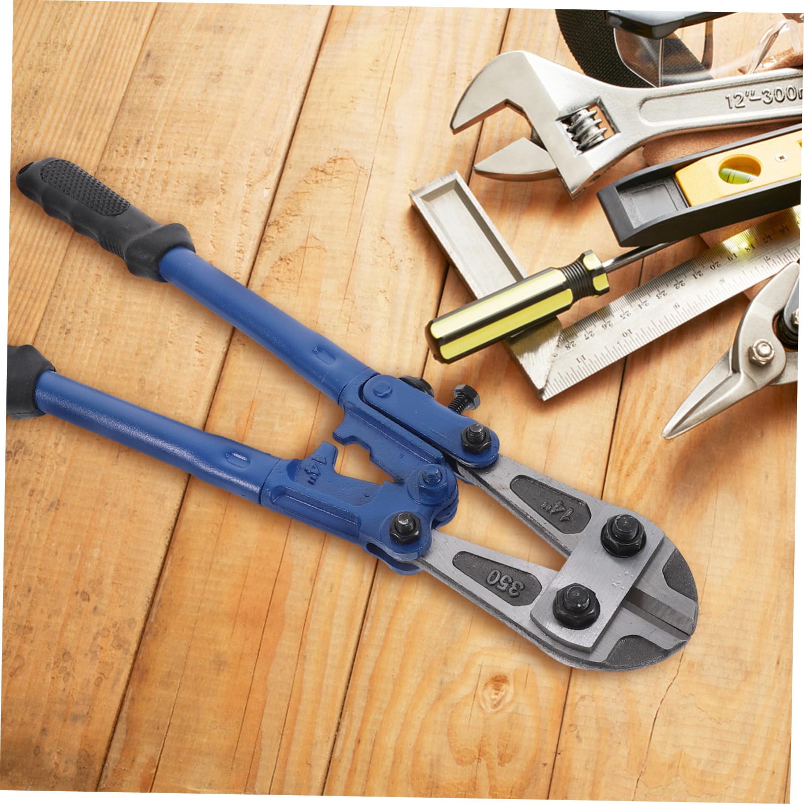 ULTECHNOVO Tagliabulloni Ergonomico da 14 Pollici in Acciaio Impugnatura in Gomma, Design Salva Fatica e Produzione di Precisione per Varie Occasioni