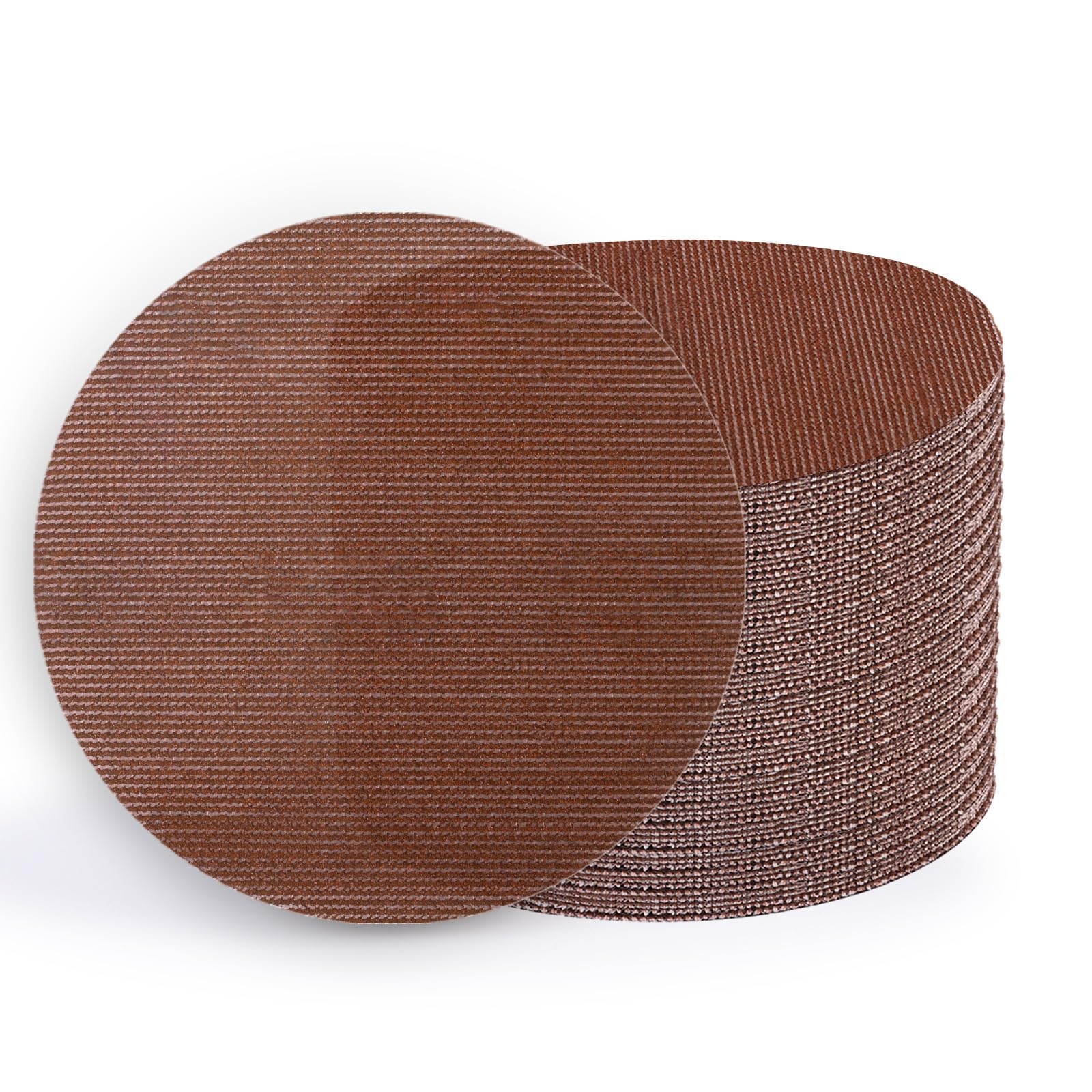 KQCXIK 50 Pcs 150mm Mesh Sanding Disc for Random Orbital Sander 120 Grit