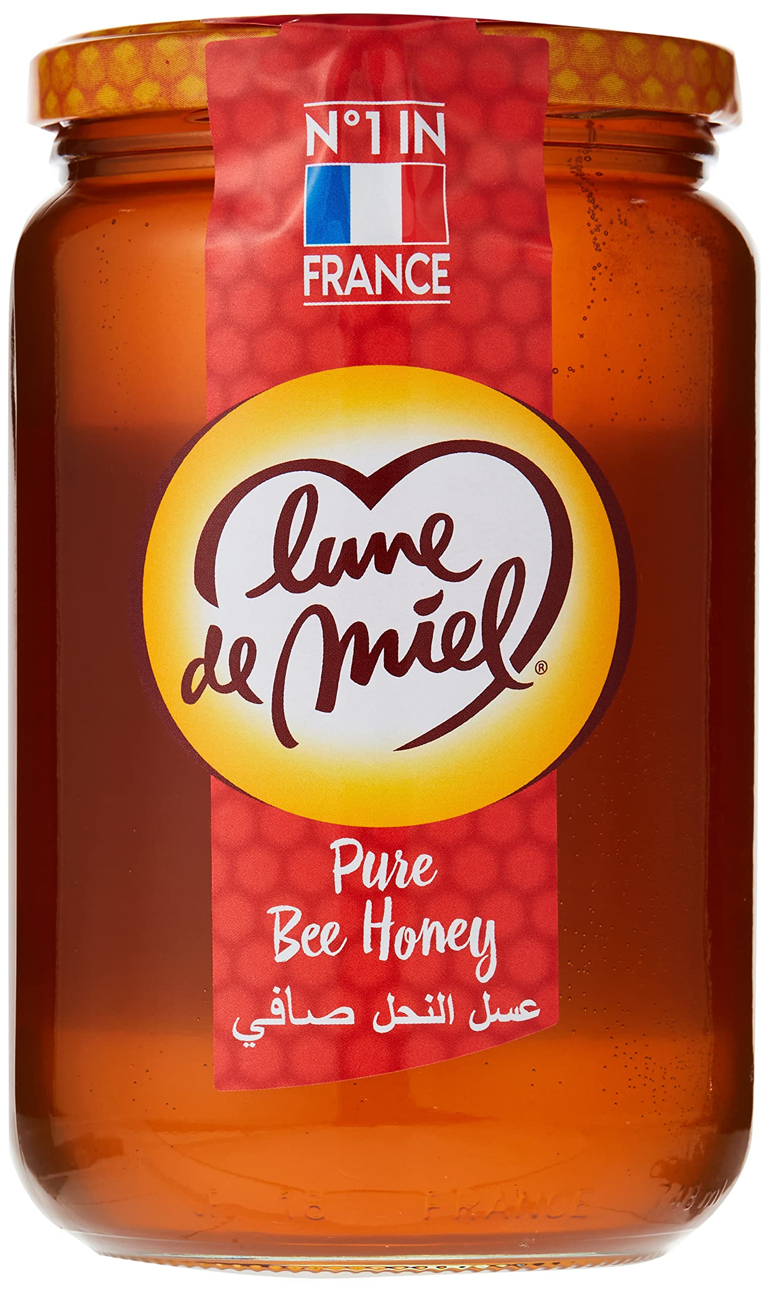 Lune de Miel Pure Bee Honey Glass Jar, 1 Kg (Pack Of 1)