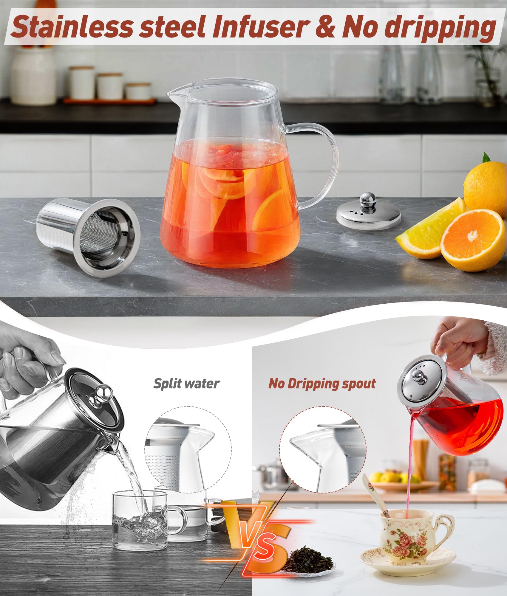 glass teapot