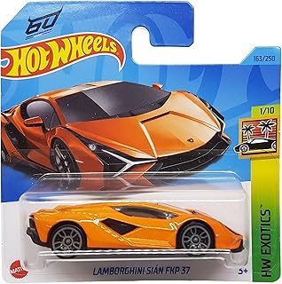 Hot Wheels - Lamborghini Sián FKP 37 - HW Exotics 1/10 - HKH93 - Short Card - Orange - Mattel 2023