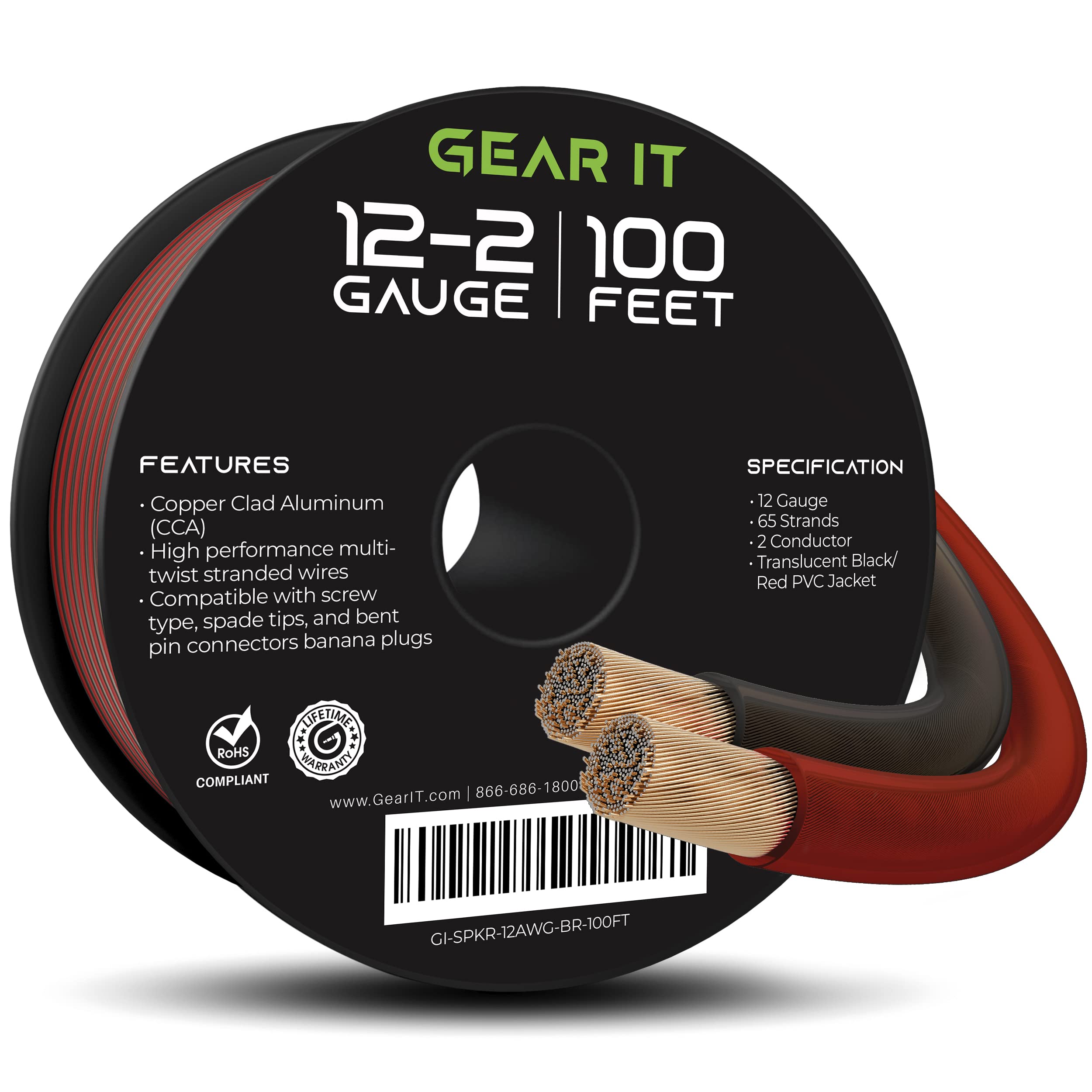 GearIT Pro Series Speaker Wire Cable