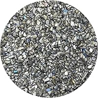 Vista 64 de GAF TREASURES Chips de piedras preciosas semidoradas de 0.5 libras, con diseño de ojo de tigre dorado, mini cristales triturados con ojo de tigre