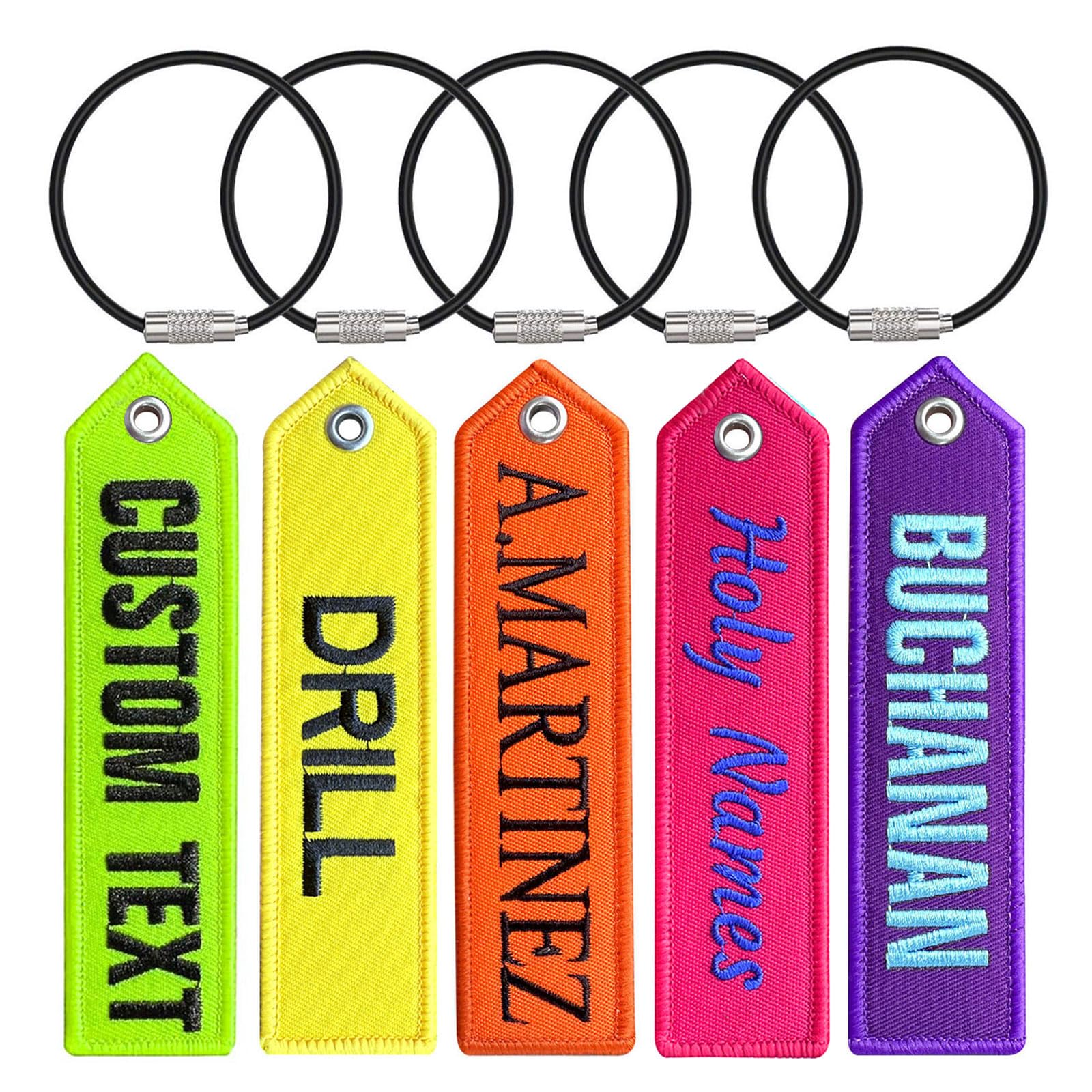 1PCS Luggage Tags, Custom Name/Text Luggage Tag, Personalized Travel Luggage Labels with Stainless Steel Loop for Suitcases, Travel Backpacks,Sports