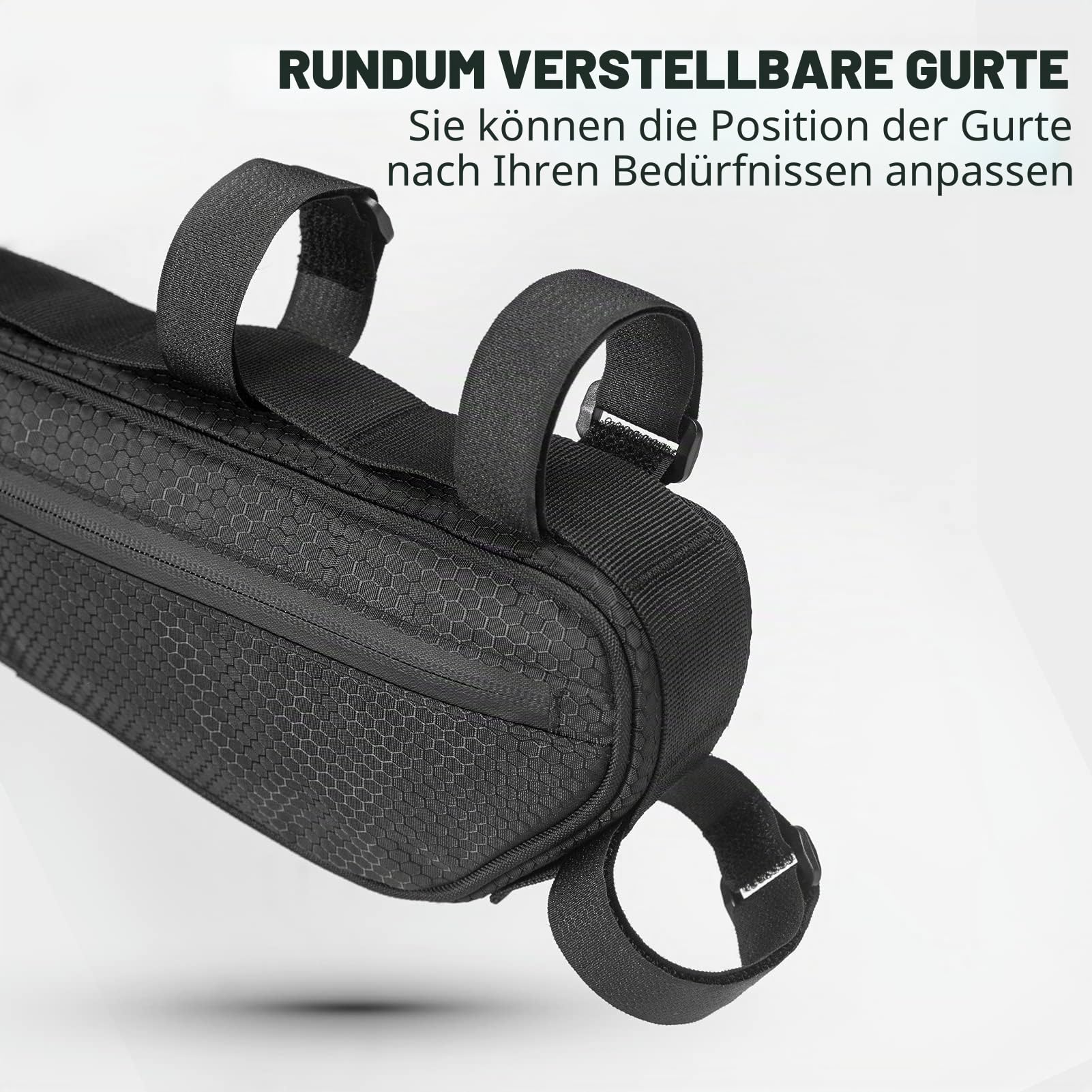 ROCKBROS Fahrradtasche Set, Fahrrad Lenkertasche + Rahmentasche, 2 in 1 Abnehmbare Dreiecktasche für MTB Rennrad E-Bikes 2,5L