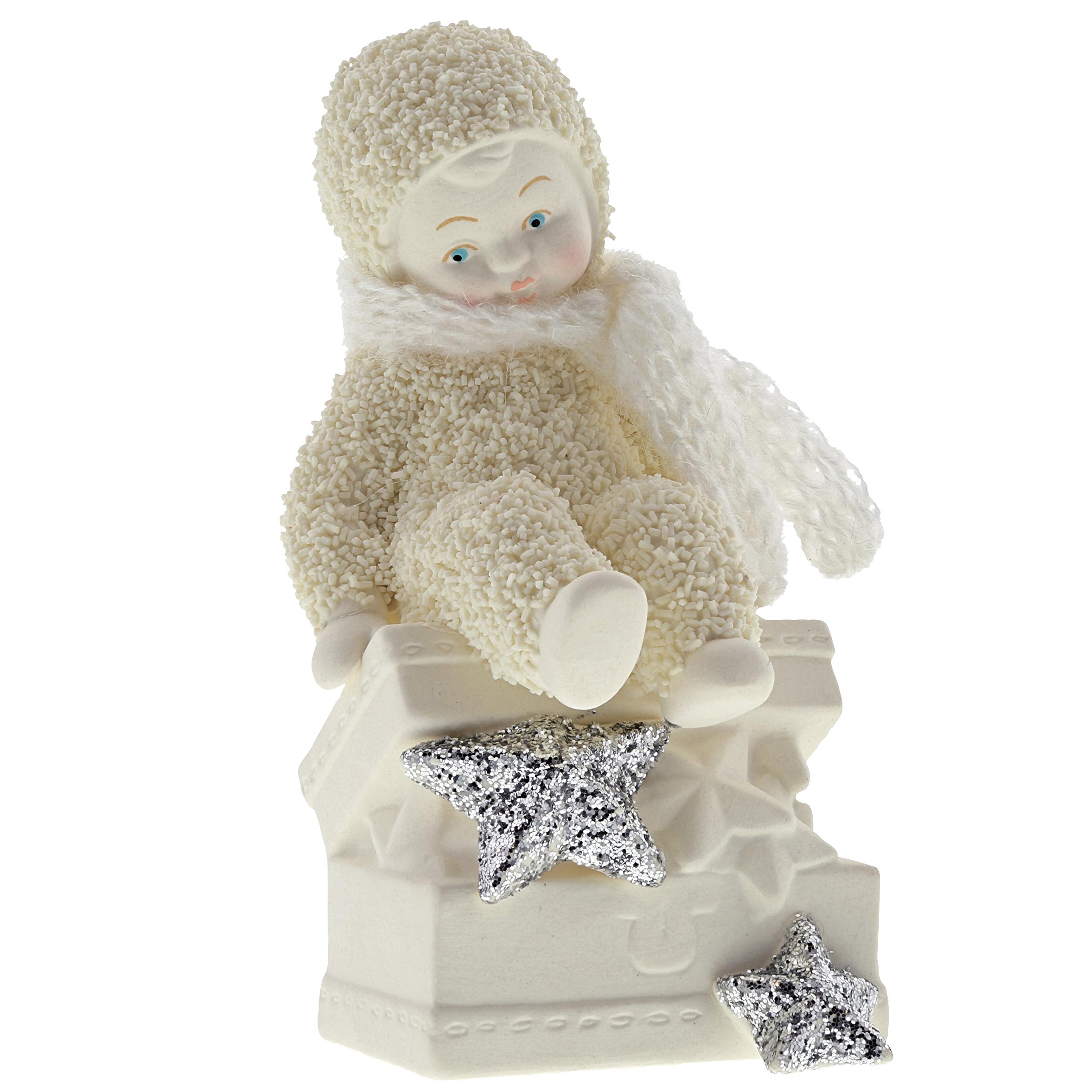 Department 56 Snowbabies Peace Collection “Gathering Star Shine” Porcelain Figurine, 4.5”