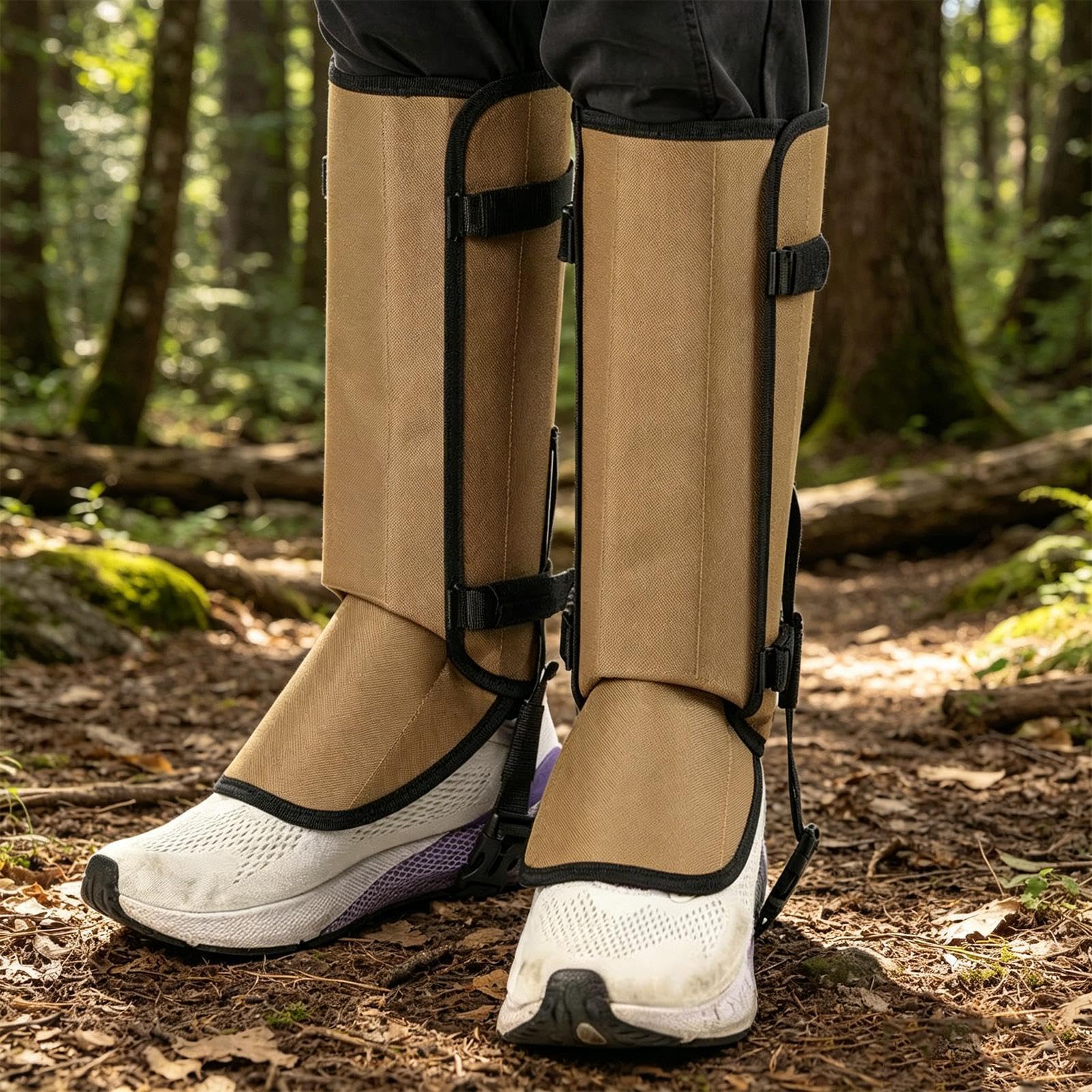 Generisch Schlangengamaschen für Herren 2-teiliger Outdoor Bein-Biss-Schutz | Bissfeste Gamaschen gegen Schlangen zum Wandern, Angeln, , Farmarbeit, Klettern, Camping, Arbeiten, Garten