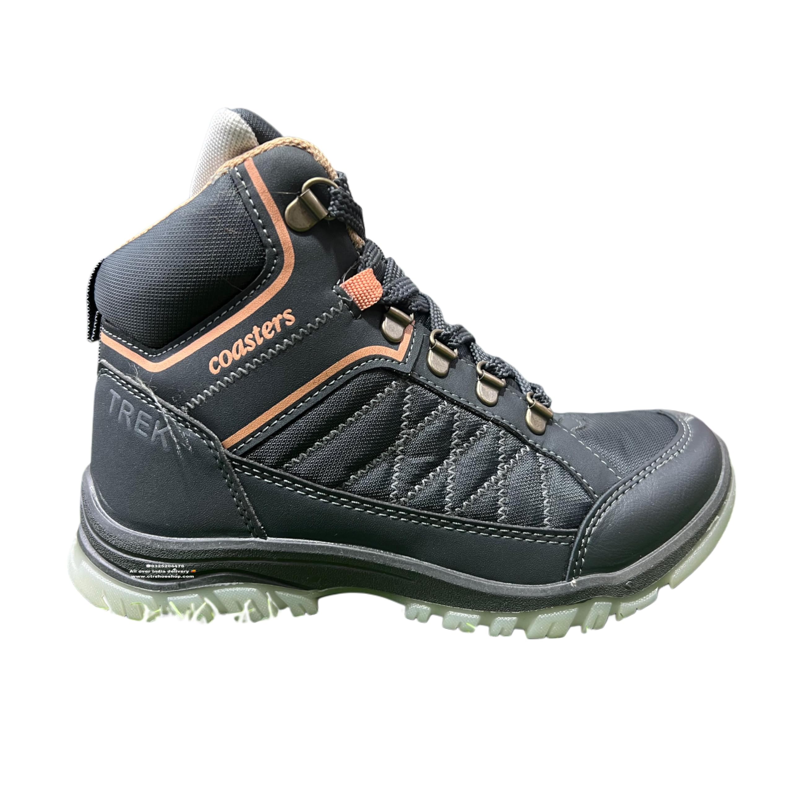 Coasters CTR Trek High Ankle Small Size Most Light Weight Trekking Shoe (Black, UK Footwear Size System, Adult, Men, Numeric, Medium, 5) (B0DDBRSCMQ) Amazon Price History, Amazon Price Tracker