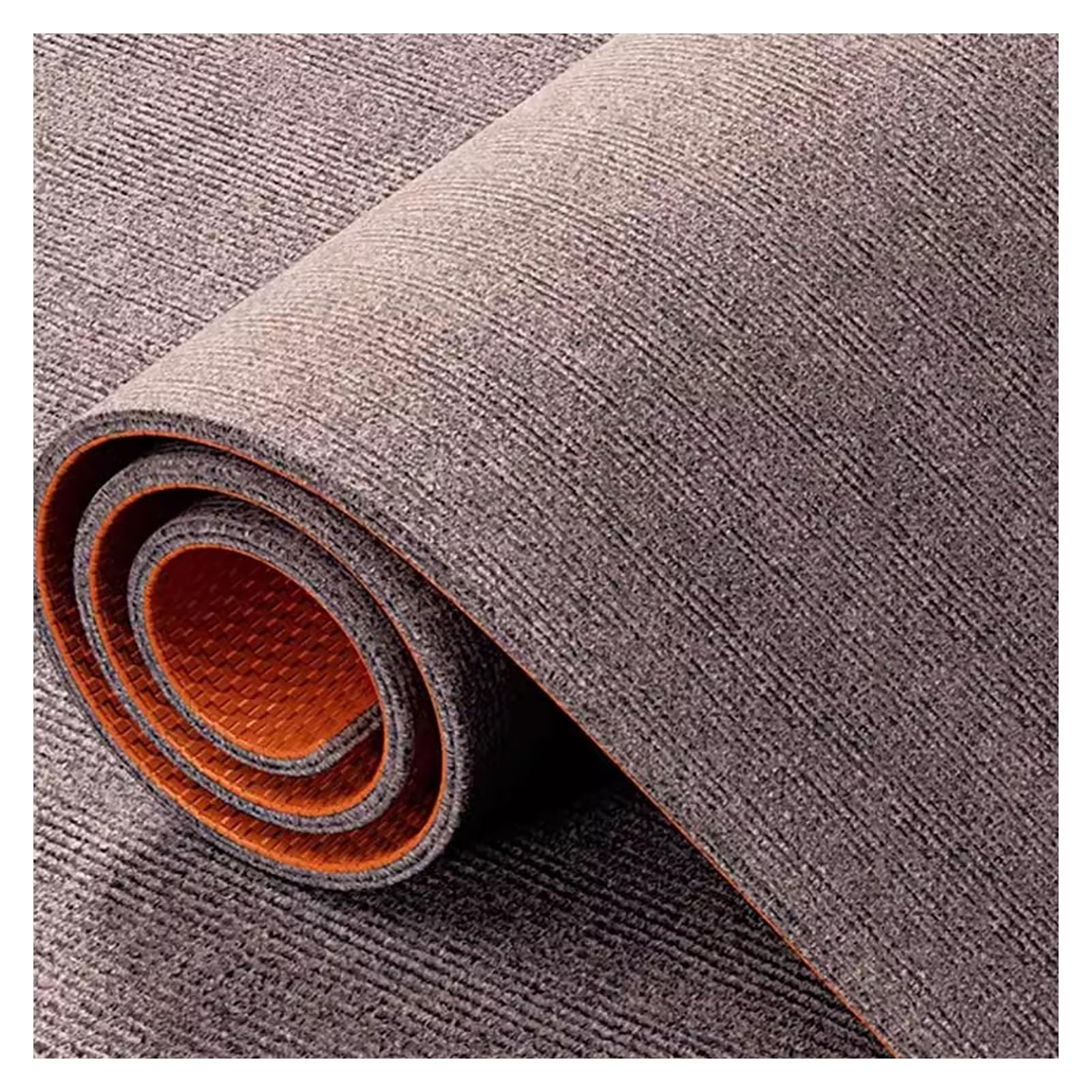 Generisch Klavierteppich, schalldämmende, stoßdämpfende Unterlage, Dicke Klavierbodenmatten, Regaltrommeln und Schallbodenpolster(Beige Brown,120x200cm/47.2x78.7in)