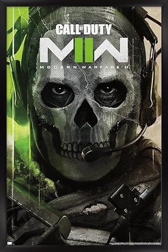 Trends International Call of Duty: Modern Warfare 2 - Póster de pared de arte clave, 22.375 x 34 pulgadas, versión enmarcada en negro