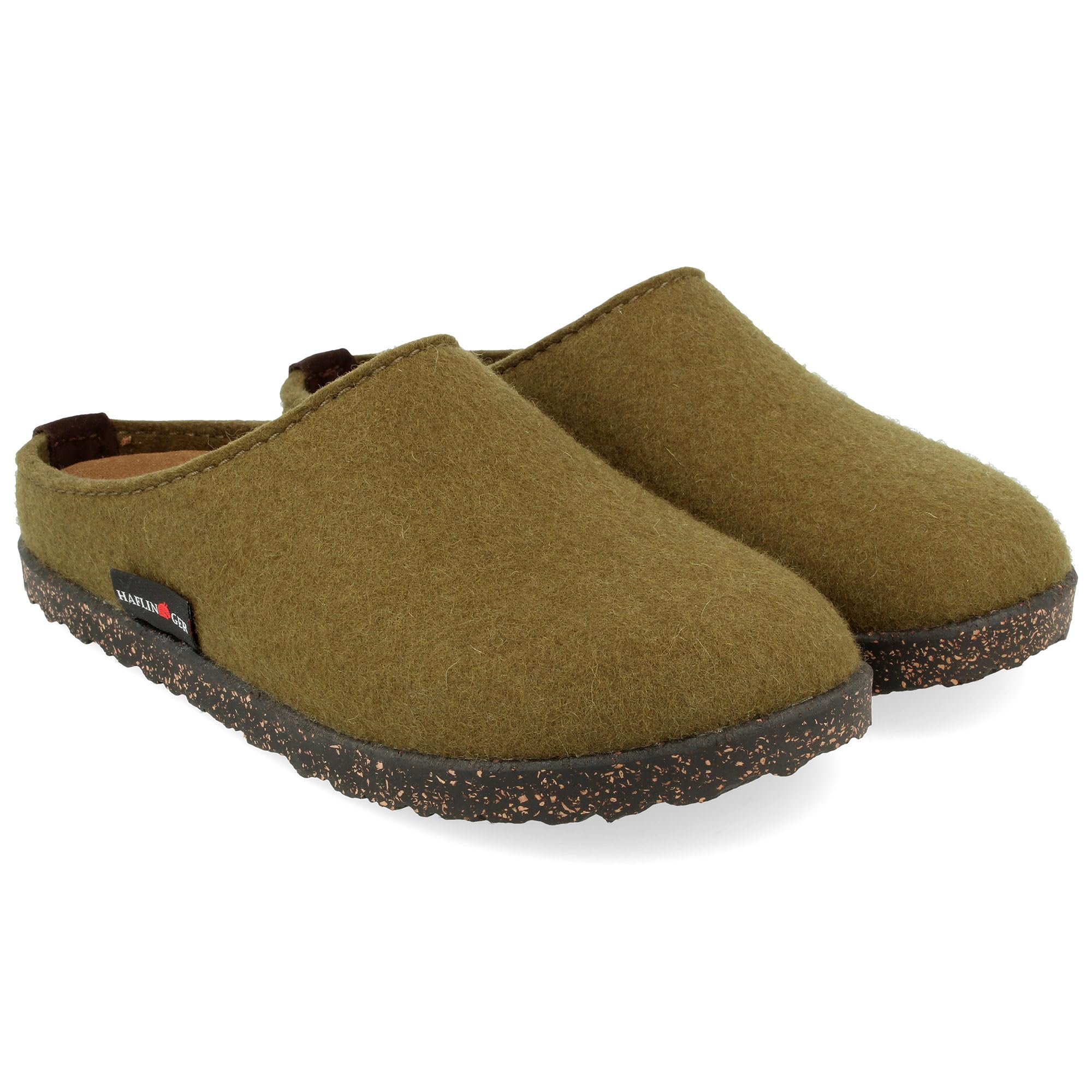 HAFLINGER Manhattan Felt Clog Wool Slipper Unisex