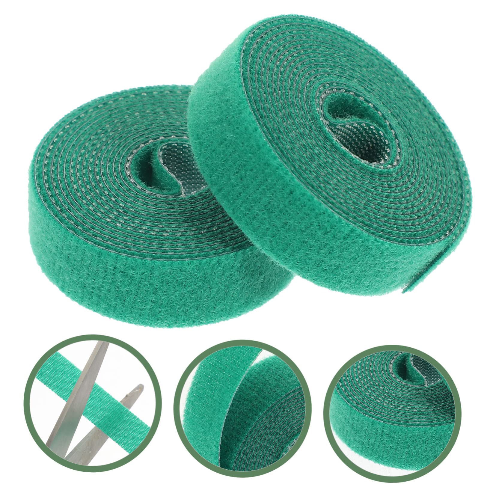 POPETPOP 8pièces Ruban De Jardinage Réutilisable pour Support De Plantes Ajustables Et pour Plantes Grimpantes Et par Rouleau Vert