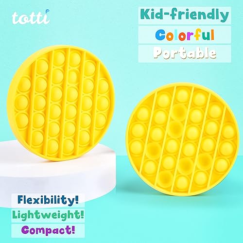 Miniatura 9 de TOTTI Pop Fidget juguete para la ansiedad empuja burbujas Juguetes sensoriales para reventar burbujas, alivio de la Ansiedad y del estrés para niños