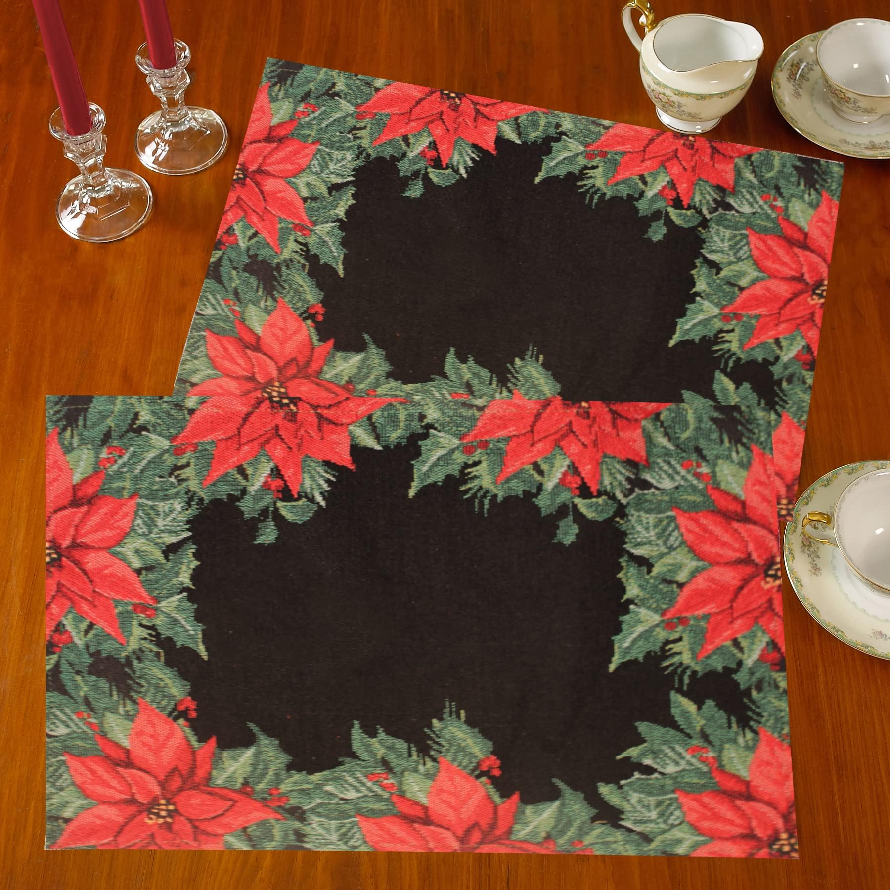 GilbinTapestry Table Placemats for Dinner Parties, Event Décor Set of 4 (Wearth)