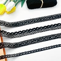 Vista 6 de Juego de cinta de encaje vintage de 20 yardas, encaje de ganchillo marfil para manualidades, costura, envoltura de regalos, álbumes de recortes