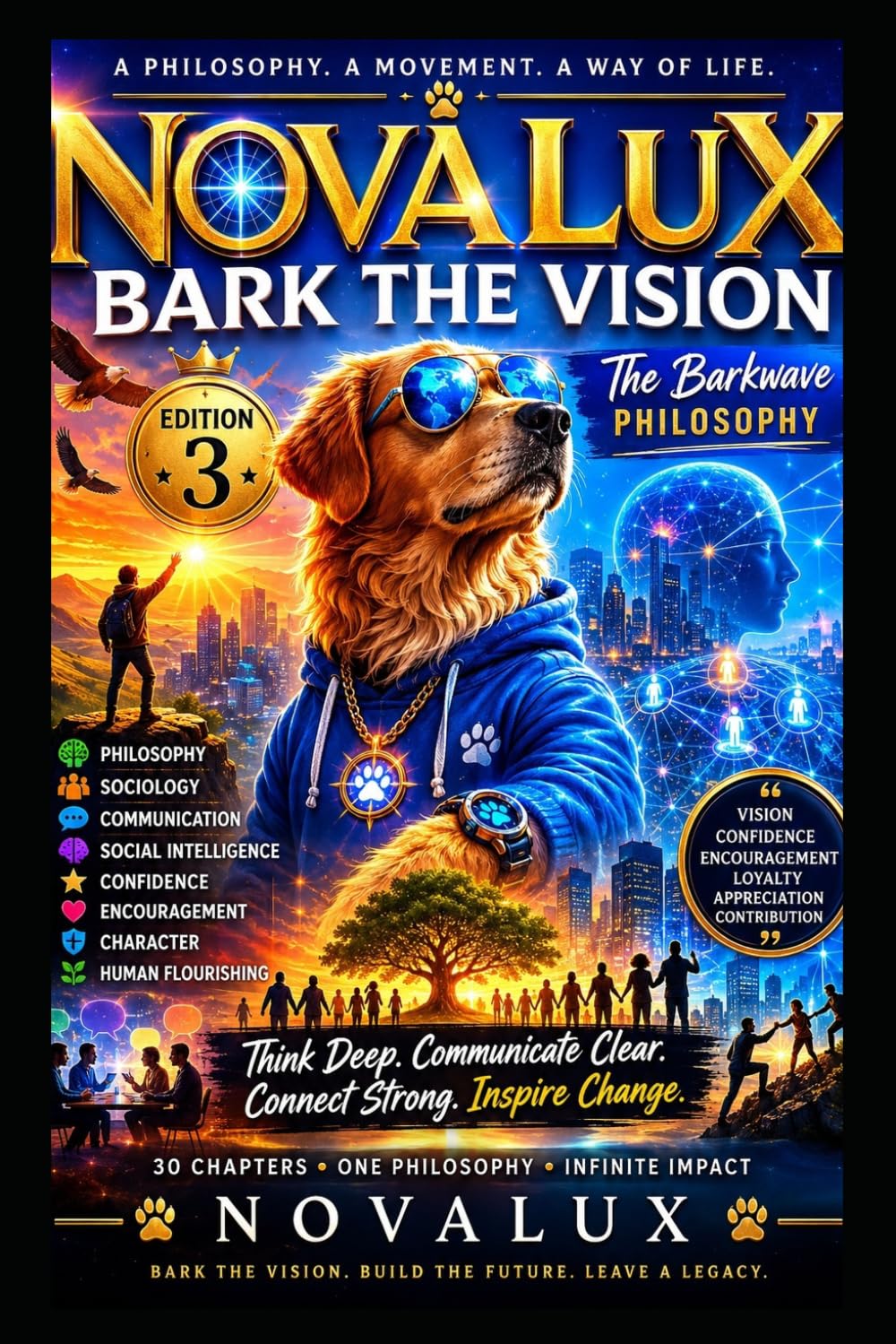 NovaLux: Bark the Vision Edition 3: The Barkwave Dissertation on Emotional Intelligence, Mindset Architecture, and Human Communication in the AI Era