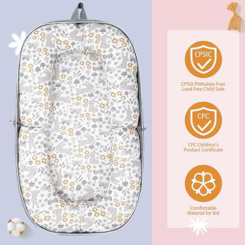 Miniatura 2 de Tumbona para bebé, tumbonas plegables de viaje para bebés que se convierten en mochila para bebés recién nacidos de 0 a 12 meses