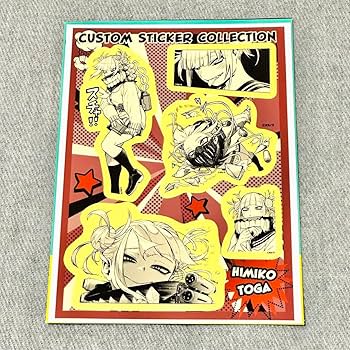 僕のヒーローアカデミア　ステッカー　トガヒミコ　トガちゃん　ジャンプショップ 僕のヒーローアカデミア ステッカー トガヒミコ トガちゃん