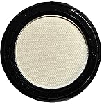 Pure Ziva White Satin Snowflake Pearl Shimmer Finish Pressed Powder Single Vegan Eyeshadow; Talc, Paraben & Cruelty Free