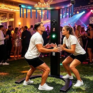 PixCy Arcade-Spielautomat Catch Stick: Trainingsspiel Zur Hand-Auge-Koordination Mit 11 Stäben,3 Modi,10 Geschwindigkeitsstufen,Mp3-Funktion & LED-Beleuchtung Für Partys & Familienspiele