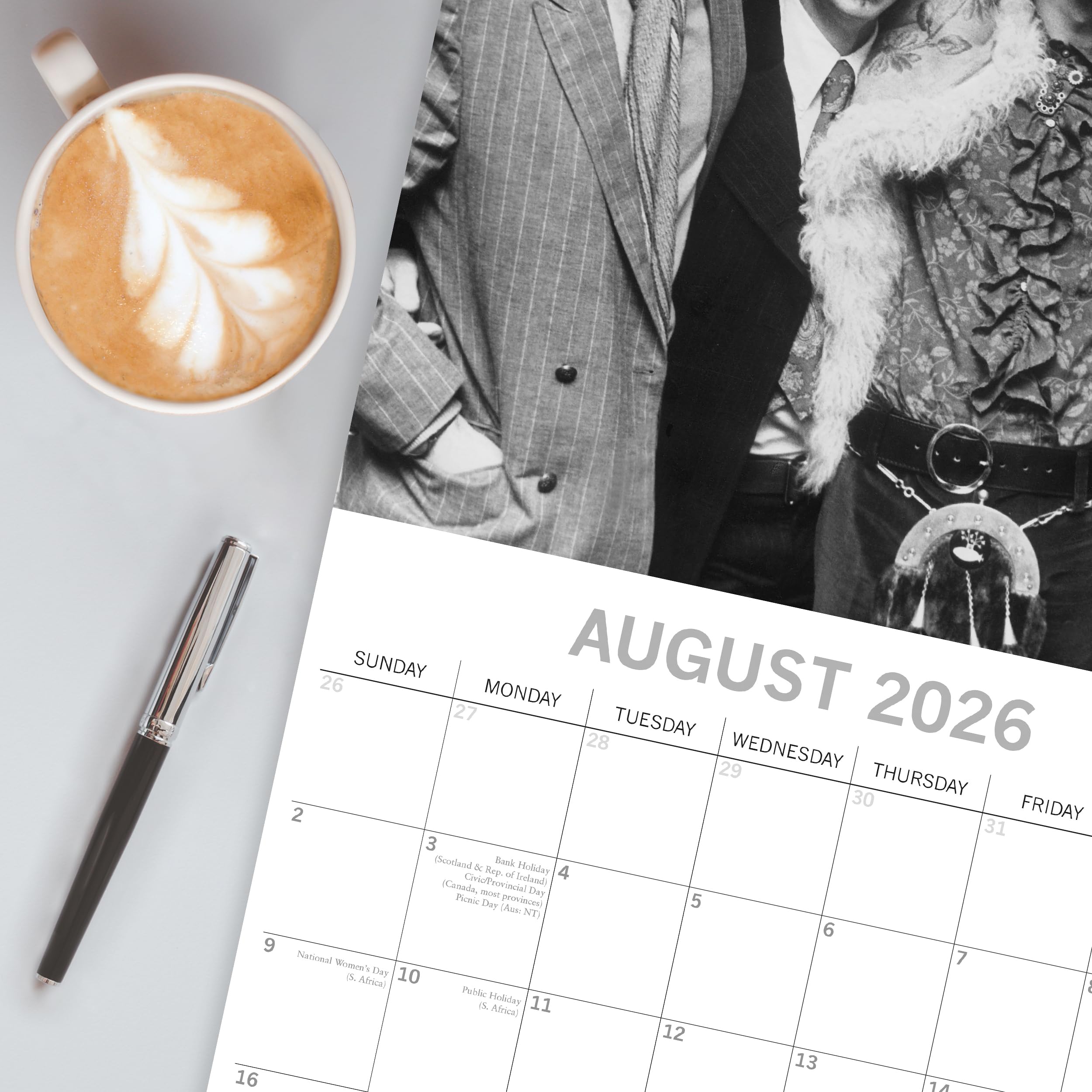 Calendrier Mural 2026 Cillian Murphy – 16 Mois (dès Août 2025) – Grand Format Carré Avec Grille Spacieuse – Parfait Pour La Maison Ou Le Bureau