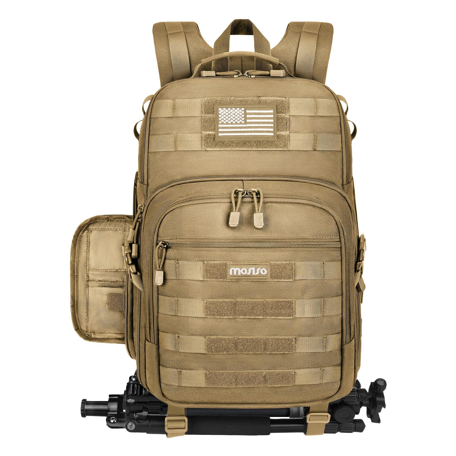Camera Backpack, DSLR/SLR/Mirrorless Tactical Camera Bag Case with Laptop Compartment Compatible with Canon/Nikon/Sony-image-21