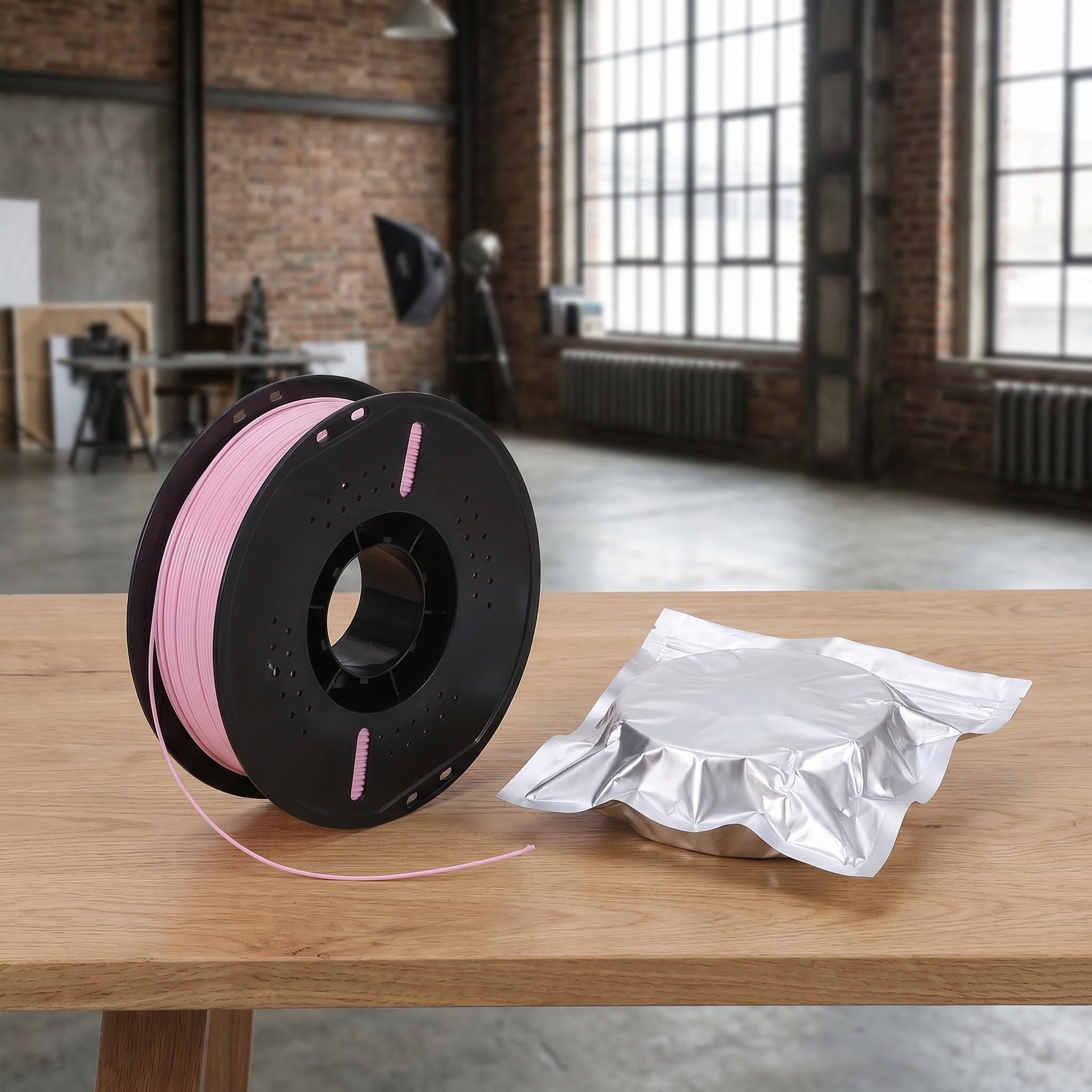OUNONA Filamento PETG de 1,75 mm, bobina de 1 kg/2,2 lb, color rosa, filamento de alta velocidad para impresoras 3D, precisión dimensional de +/- 0,02 mm, baja formación de hilos, alta resistencia,