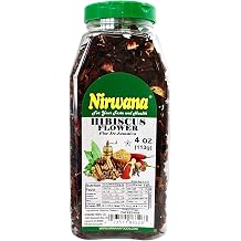 Premium Dried Hibiscus Flowers Whole Flower Petals for Herbal Infusions, Loose Leaf Blends, and Culinary Use Great with Dandelion Root, Raspberry Leaf, and More 4 oz Jar