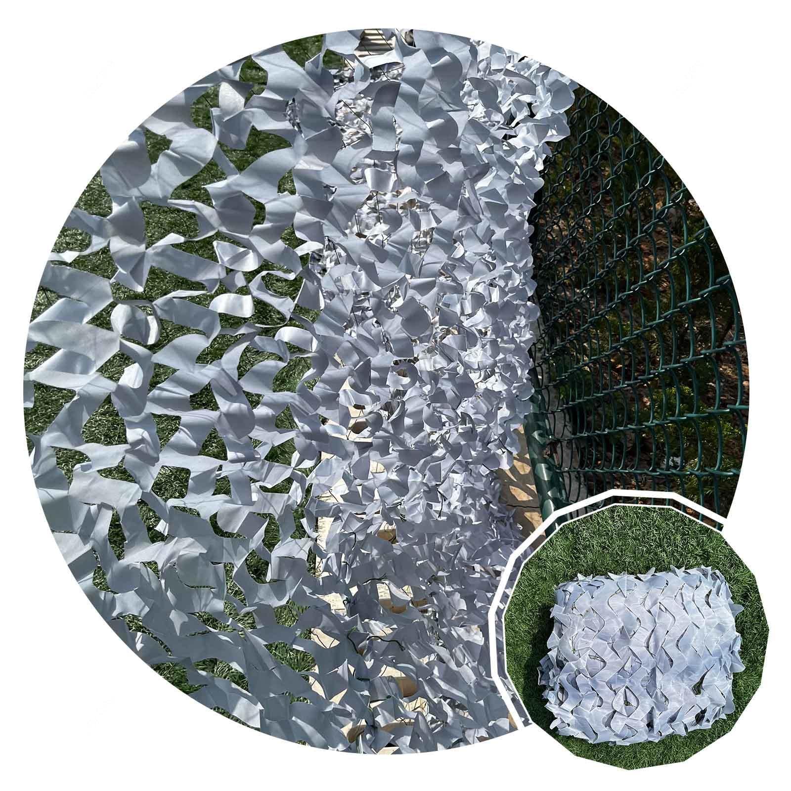 KOOEIN camouflage netting,Camouflage Net grey for hunting,Décoration Militaire,yard shade,camping,1/2/3/4/5/6/7/8/9/10m,Sunscreen Camo Netting,Grey-4x10m(13 * 32.8ft)