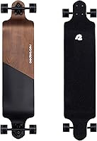 Vista 1 de Retrospec Tidal Drop Down Longboard - 41" Extra Wide Stable Deck, 9-Ply Canadian Maple, ABEC-9 Bearings, 85A PU Wheels, Reverse Kingpin Trucks for
