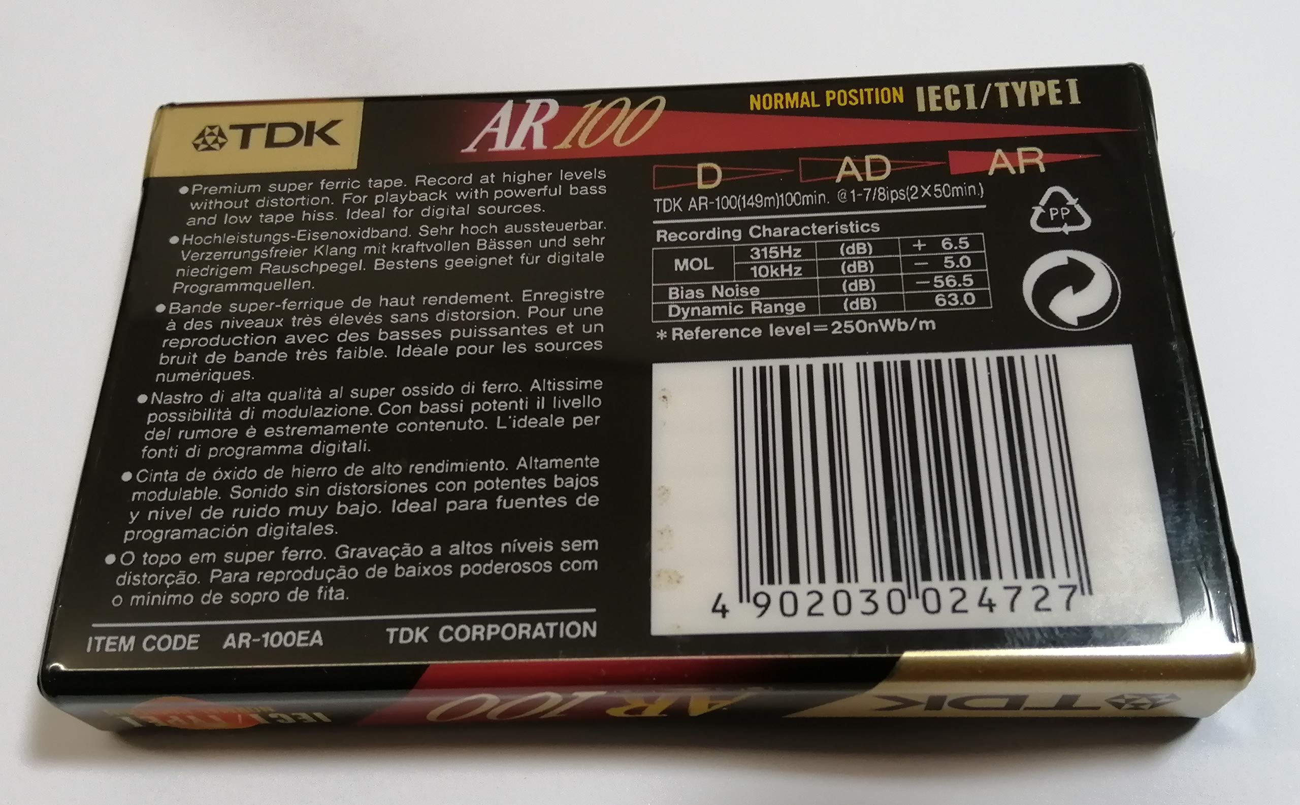 101）TDK AR TDK AR