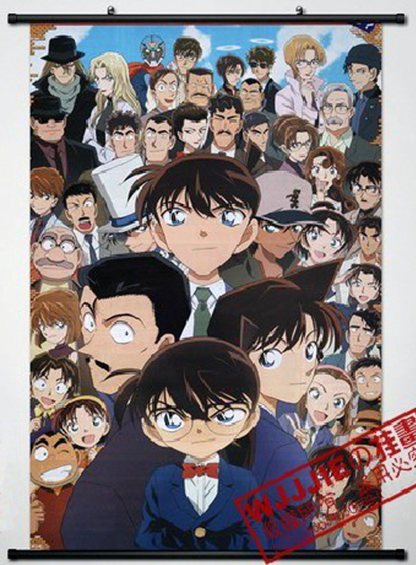 Home Decor Detective Conan Kudou Shinichi Jimmy Kudo Cosplay Wall Scroll Poster 23.6 X 35.4 Inches-120
