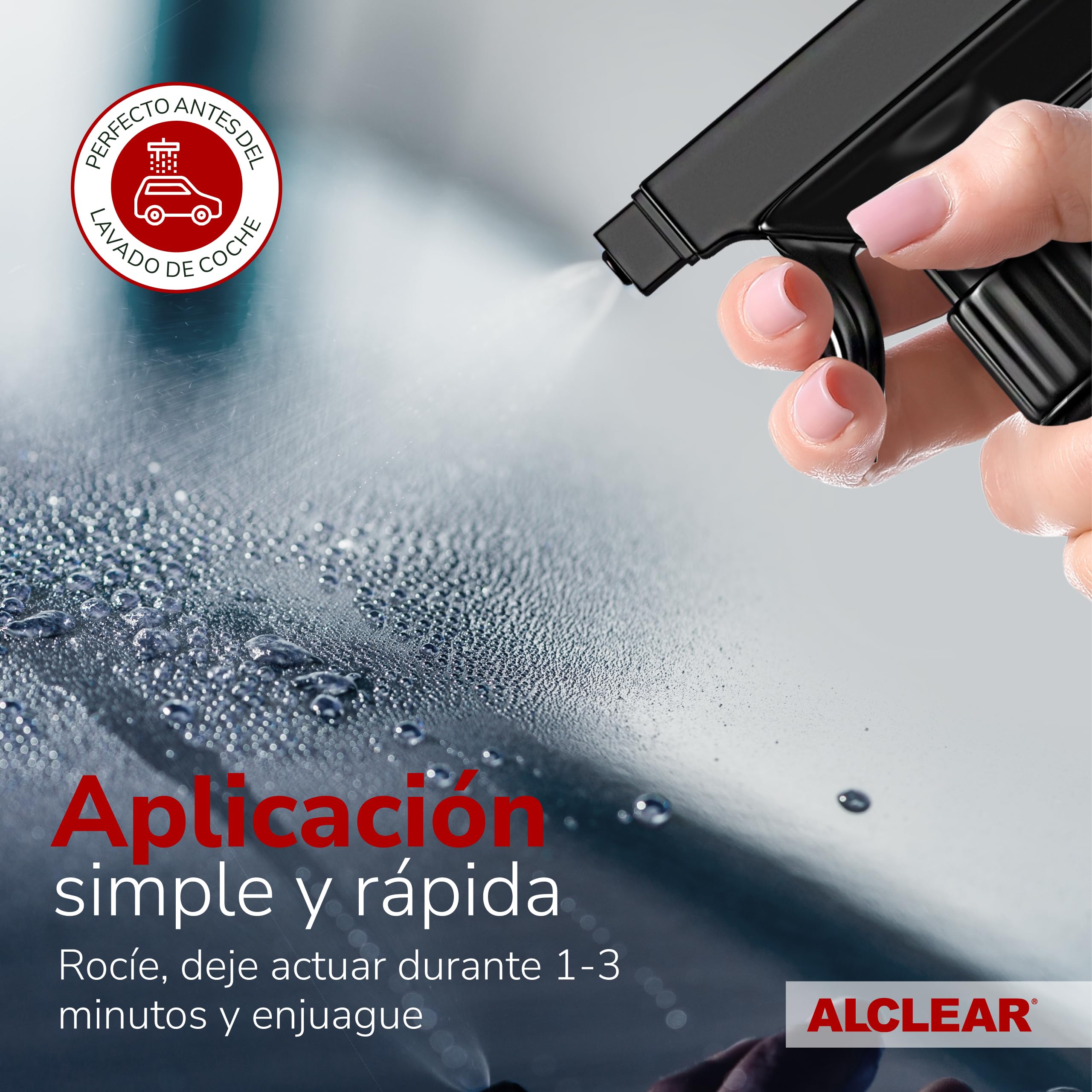 ALCLEAR 721IX Quitainsectos extra para vehículos, 1000 ml